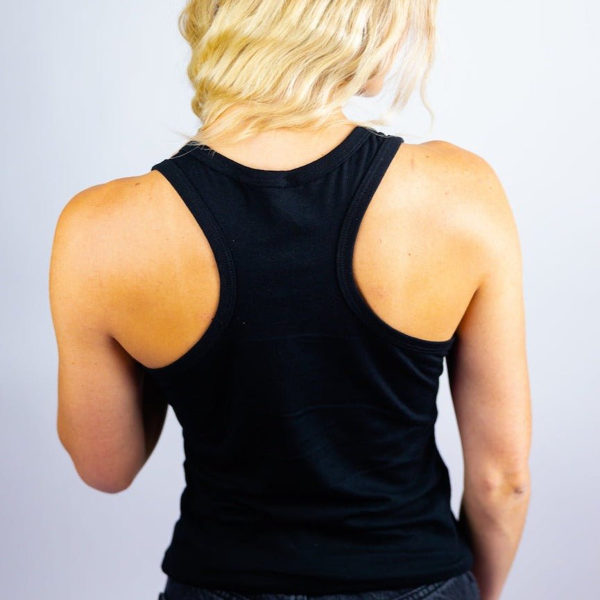 Rolly Racerback Tank (Womens) - Shreddy