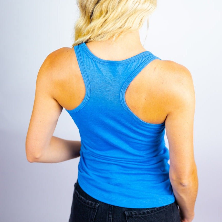 Rolly Racerback Tank (Womens) - Shreddy