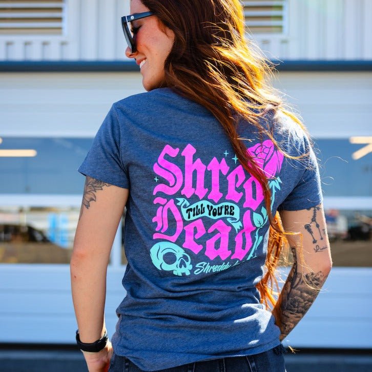 Rose V Tee Shirt (Womens) - Shreddy
