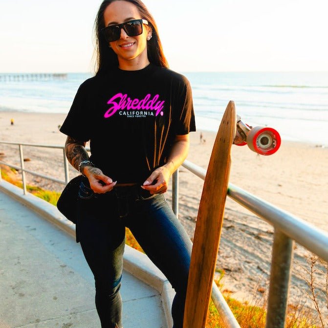Shreddy Girl Boxy Tee (Womens) - Shreddy
