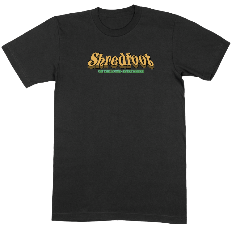 Shredfoot Shirt Black (Youth) - Shreddy