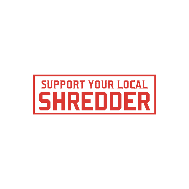 Support Window Sticker (Available in different colors) - Shreddy
