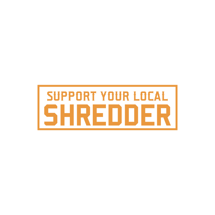 Support Window Sticker (Available in different colors) - Shreddy