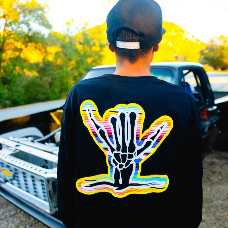 Viva La Shred Long Sleeve Black (Mens) - Shreddy