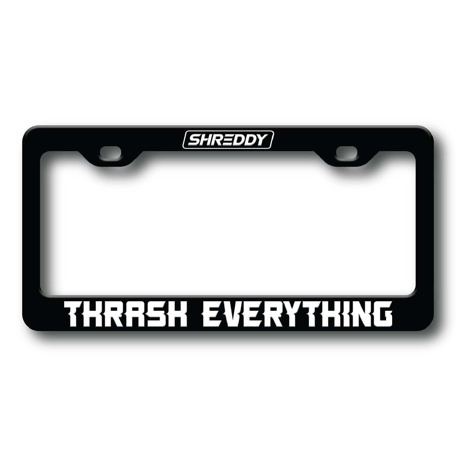 license plate cover - Shreddy