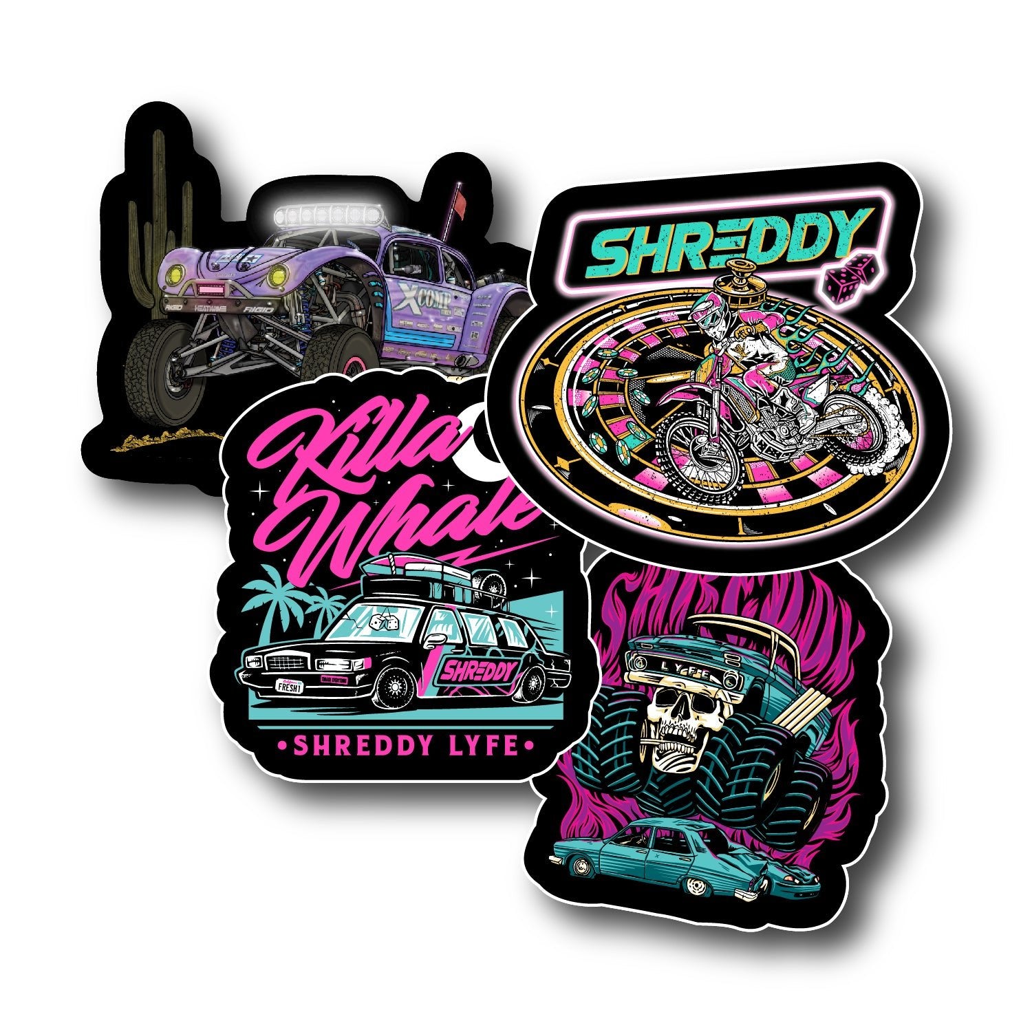 Shreddy Lyfe Stickers Collection: Express Your Epic Adventures – Page 2