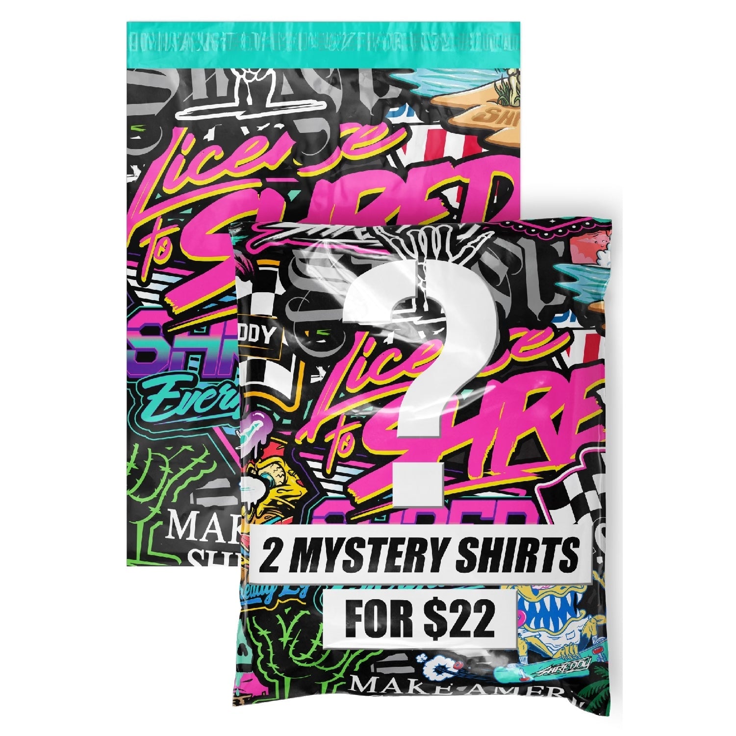 2 Mystery Shirts (Men's) - Shreddy