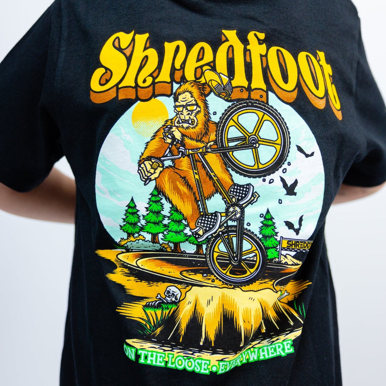 Shredfoot Shirt Black (Youth)