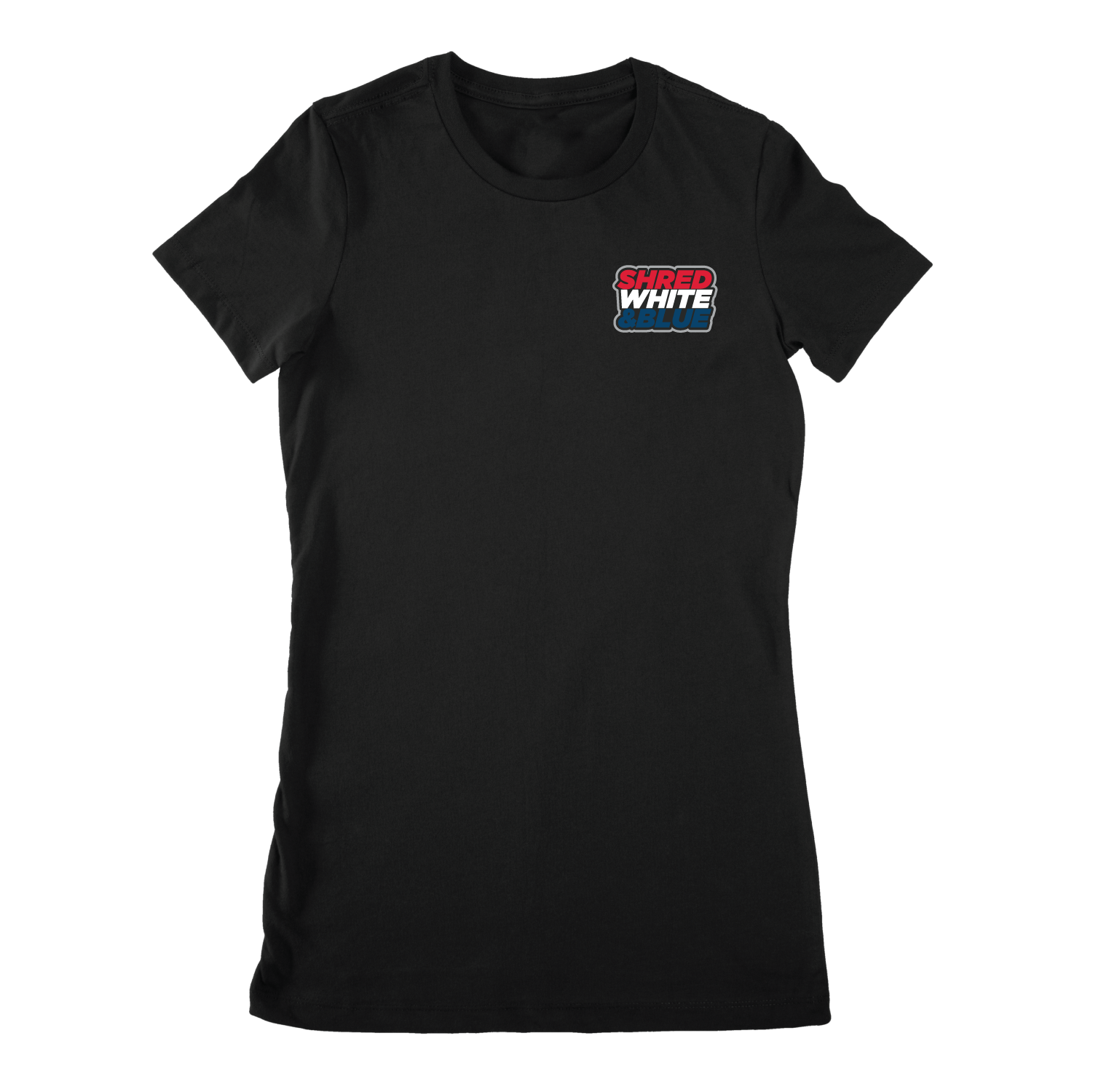 4th Flag Icon Slim Shirt (Womens) - Shreddy