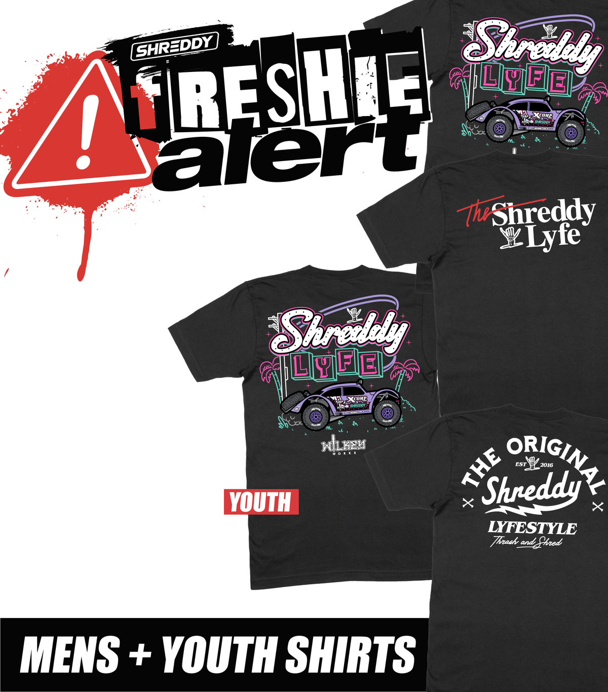 Shreddy Lyfe Official Store: Apparel & Gear For the Adventurous Spirit