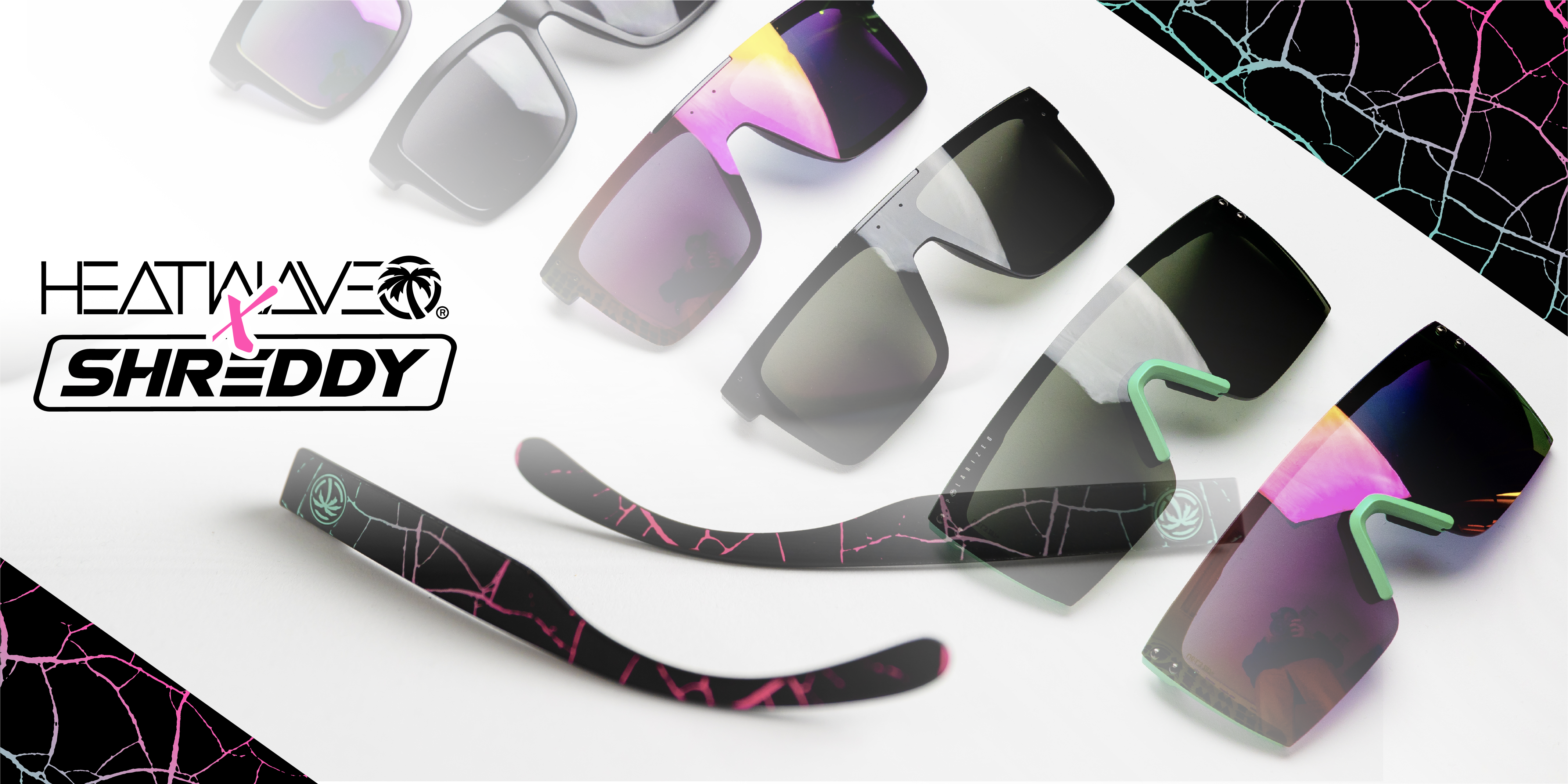Heatwave X Shreddy - Sunglasses Exclusive Collection Banner