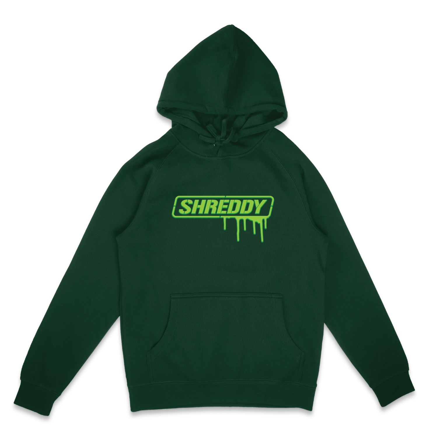 Box Drip Hoodie Sports Green (Youth) - Shreddy