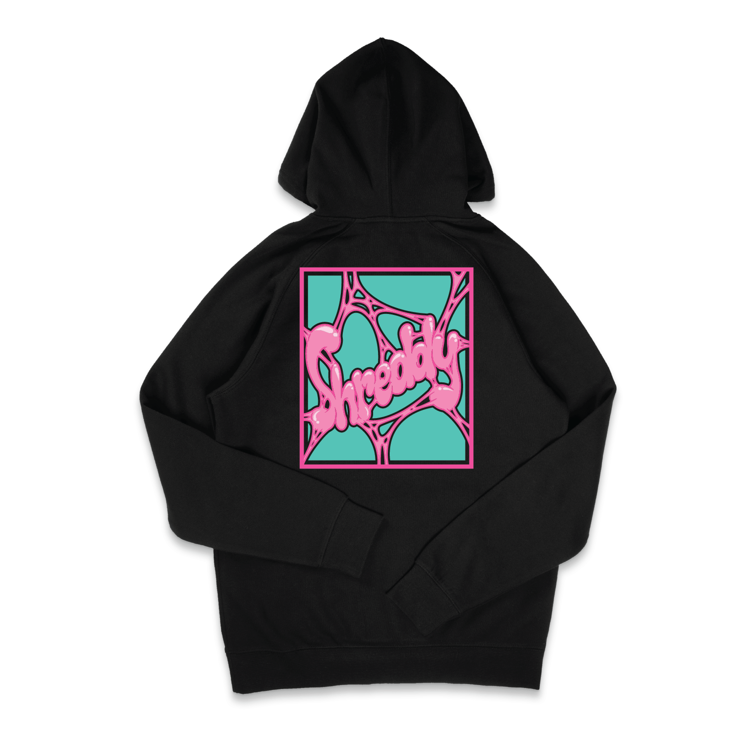 Bubble Hoodie Black (Youth) - Shreddy