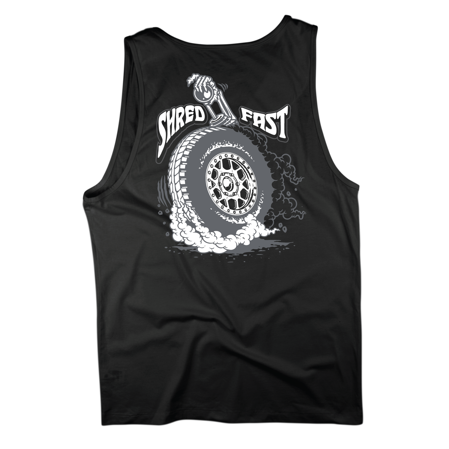 Burn Tank Black (Mens) - Shreddy