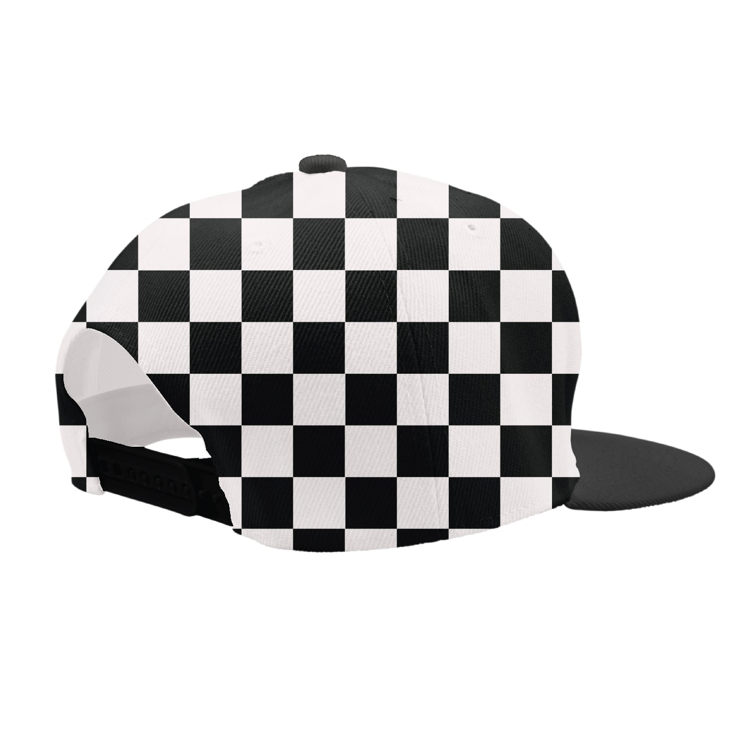 Checks Black Snapback - Shreddy