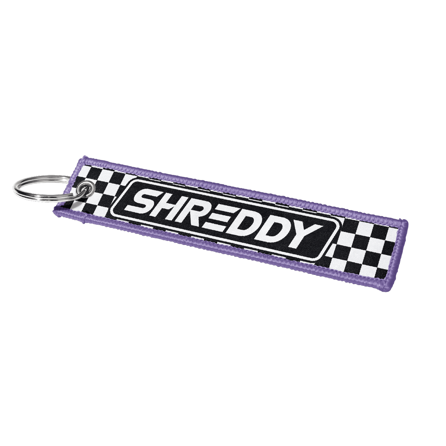 Checks Purple Key Chain - Shreddy