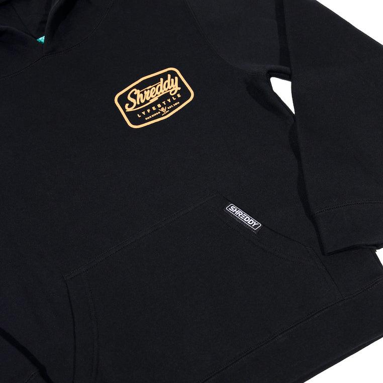 Diamond Hoodie Black (Youth) - Shreddy