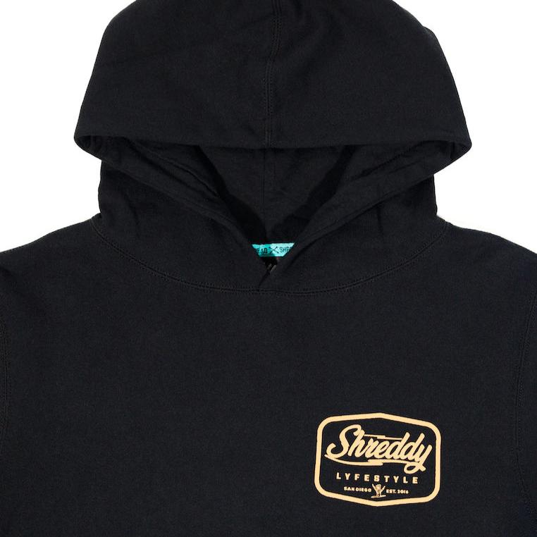 Diamond Hoodie Black (Youth) - Shreddy