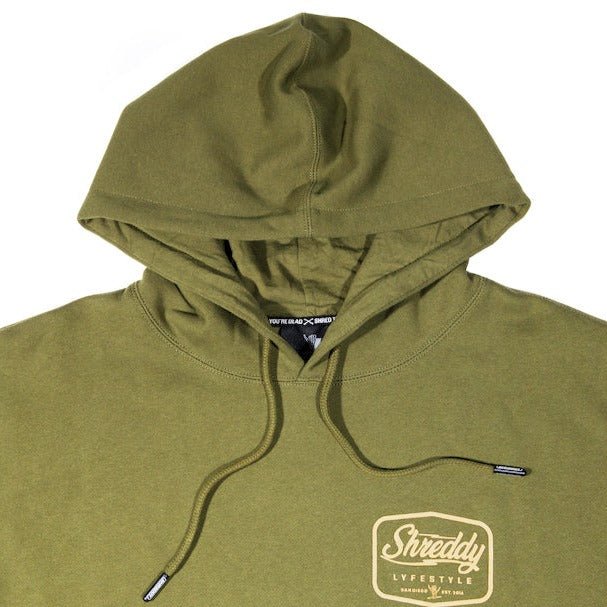 Diamond Hoodie Mil Green (Mens) - Shreddy