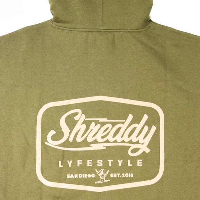 Diamond Hoodie Mil Green (Mens) - Shreddy