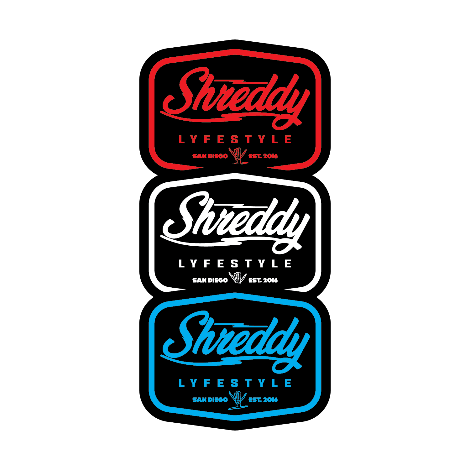 DIAMOND PACK (Shred, White, & Blue) - Shreddy