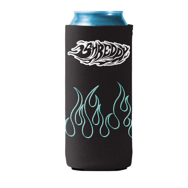 Flame Koozie Cooler (Slim 12oz) | Sleek Beverage Protection - Shreddy