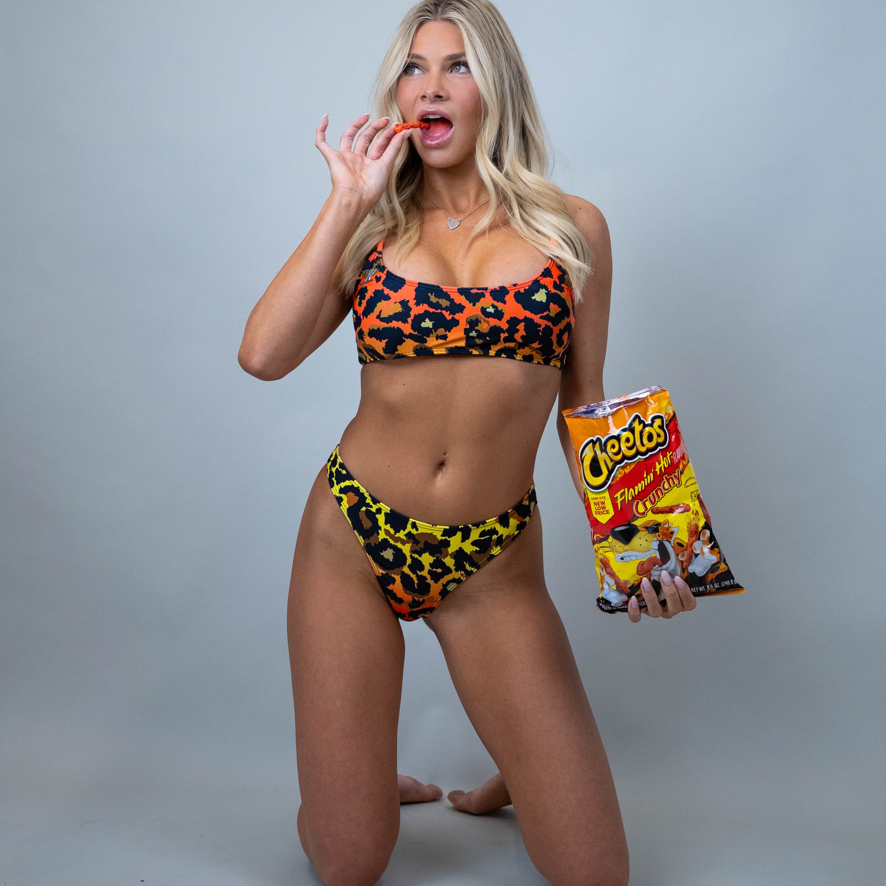 Hot Cheetah Bikini Top