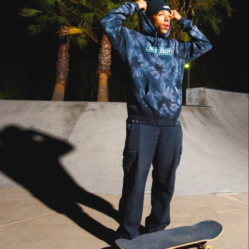 Icon Shaka Hoodie Tie Dye Black (Mens) - Shreddy