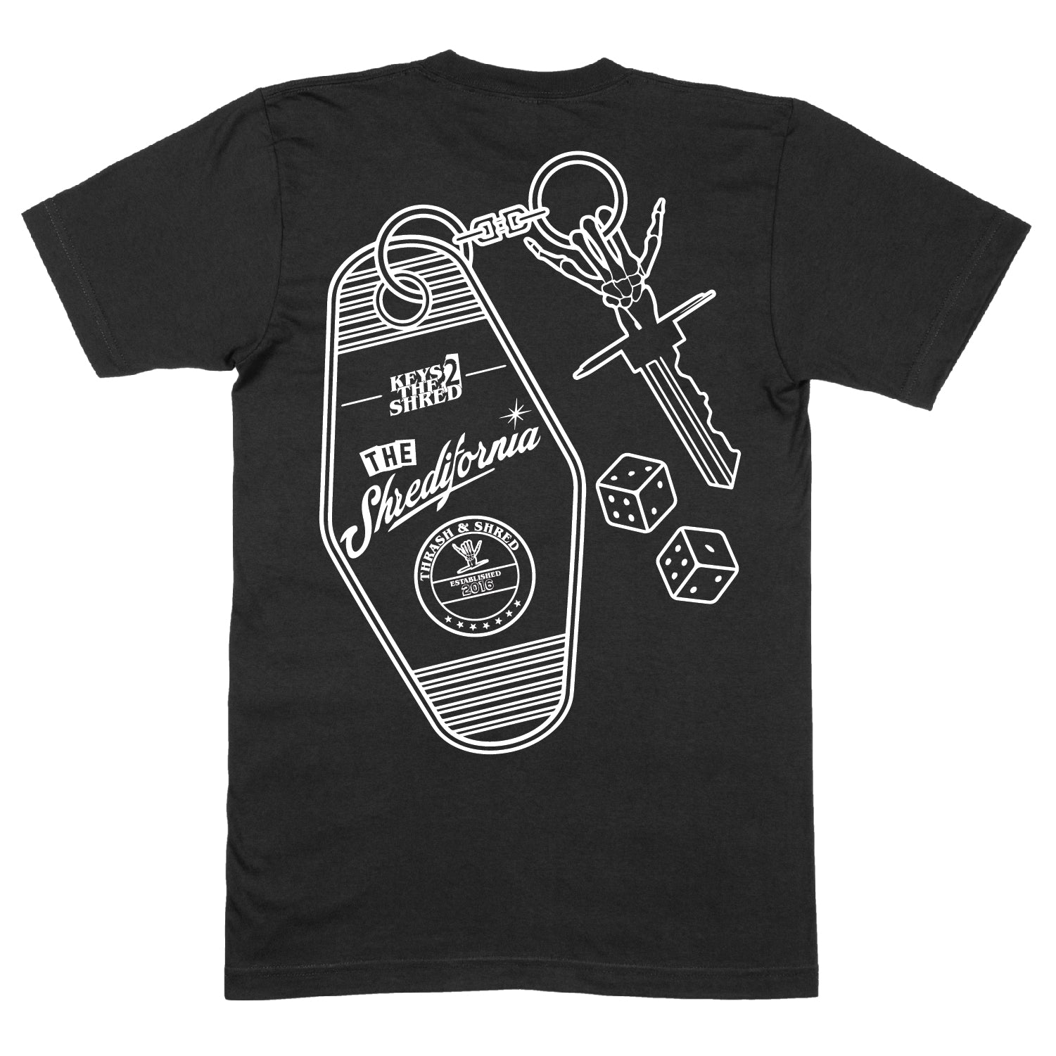 Keys Shirt Black (Mens) - Shreddy