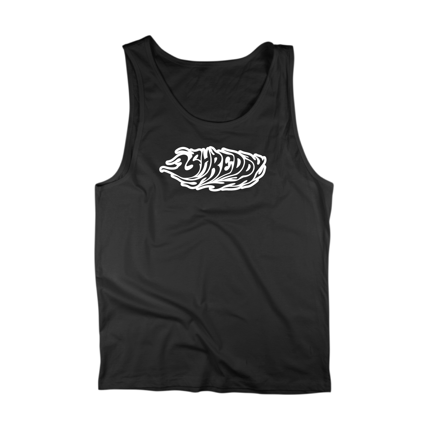 Kids Flame Tank (Black) - Shreddy