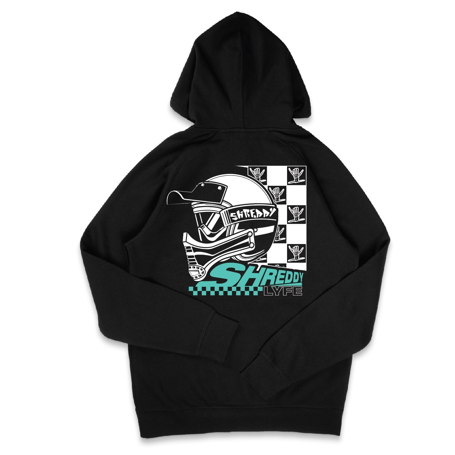 Lids Hoodie Black (Youth) - Shreddy