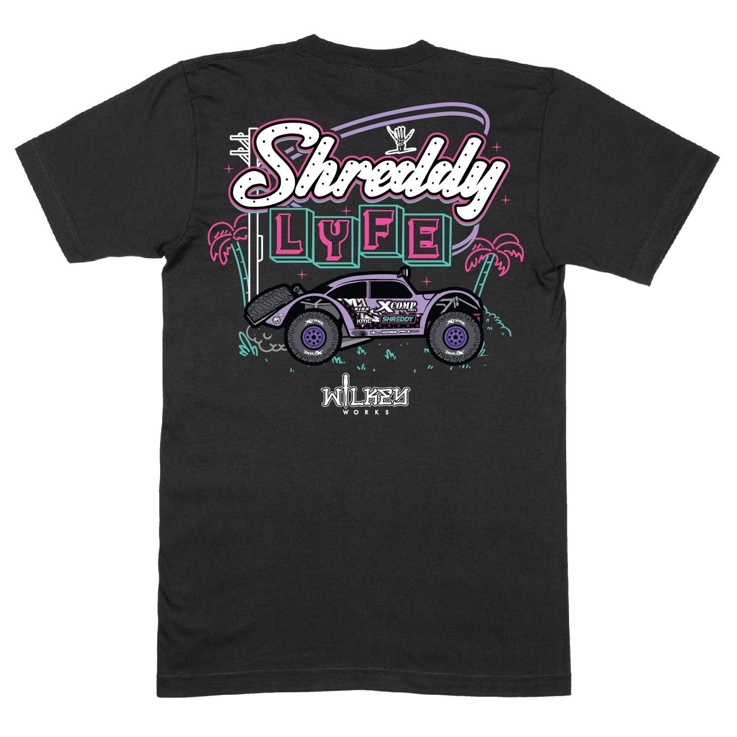 Neon Dreams Shirt Black (Mens) - Shreddy