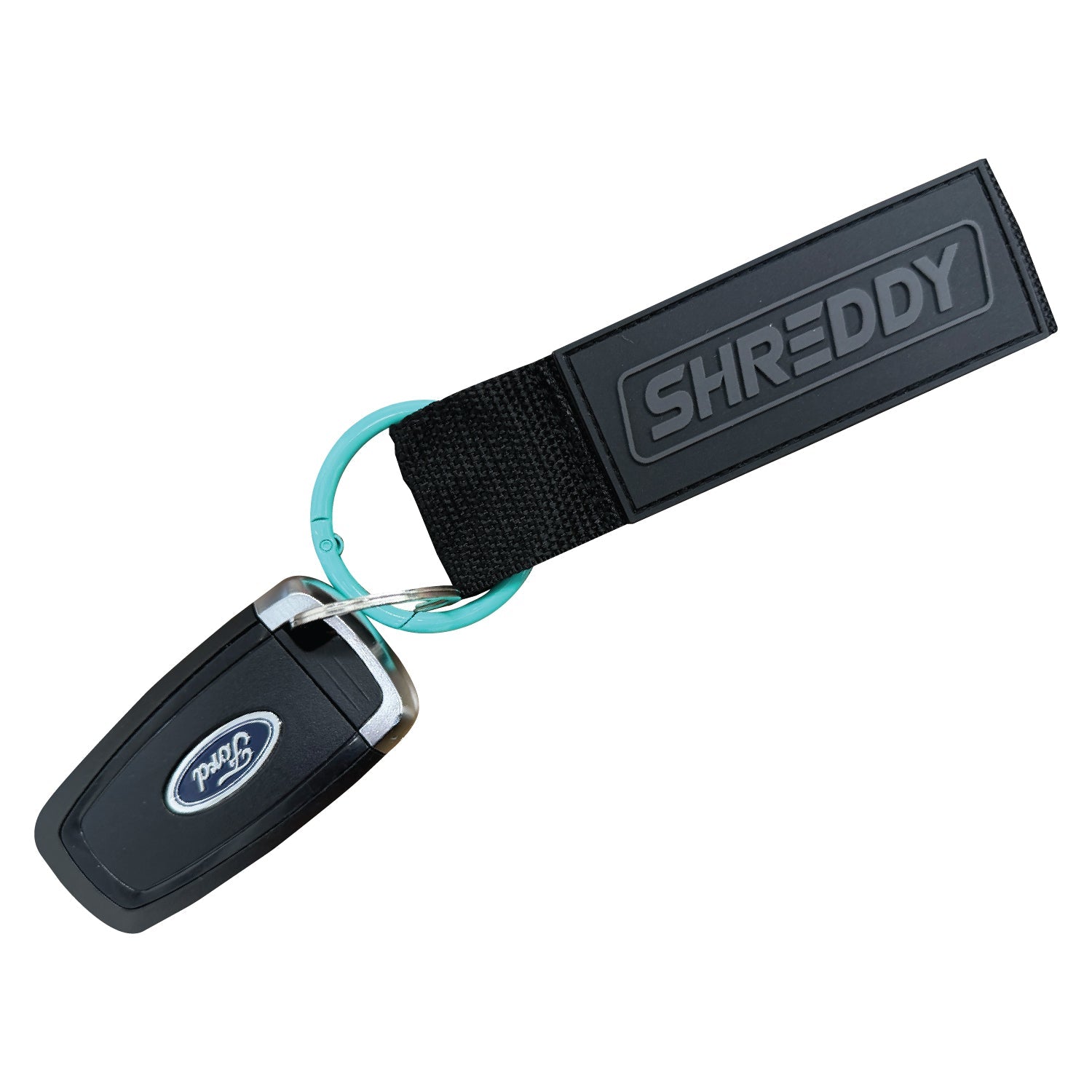 NEW🔥 Box Logo Rubber Patch Key Chain - Shreddy