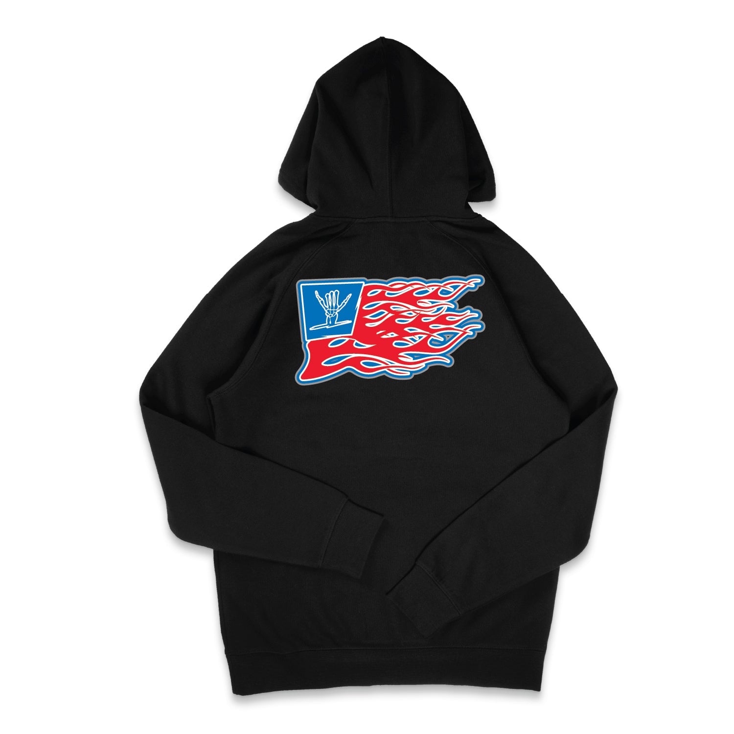 NEW 🔥 Flame Flag Hoodie (Mens) - Shreddy