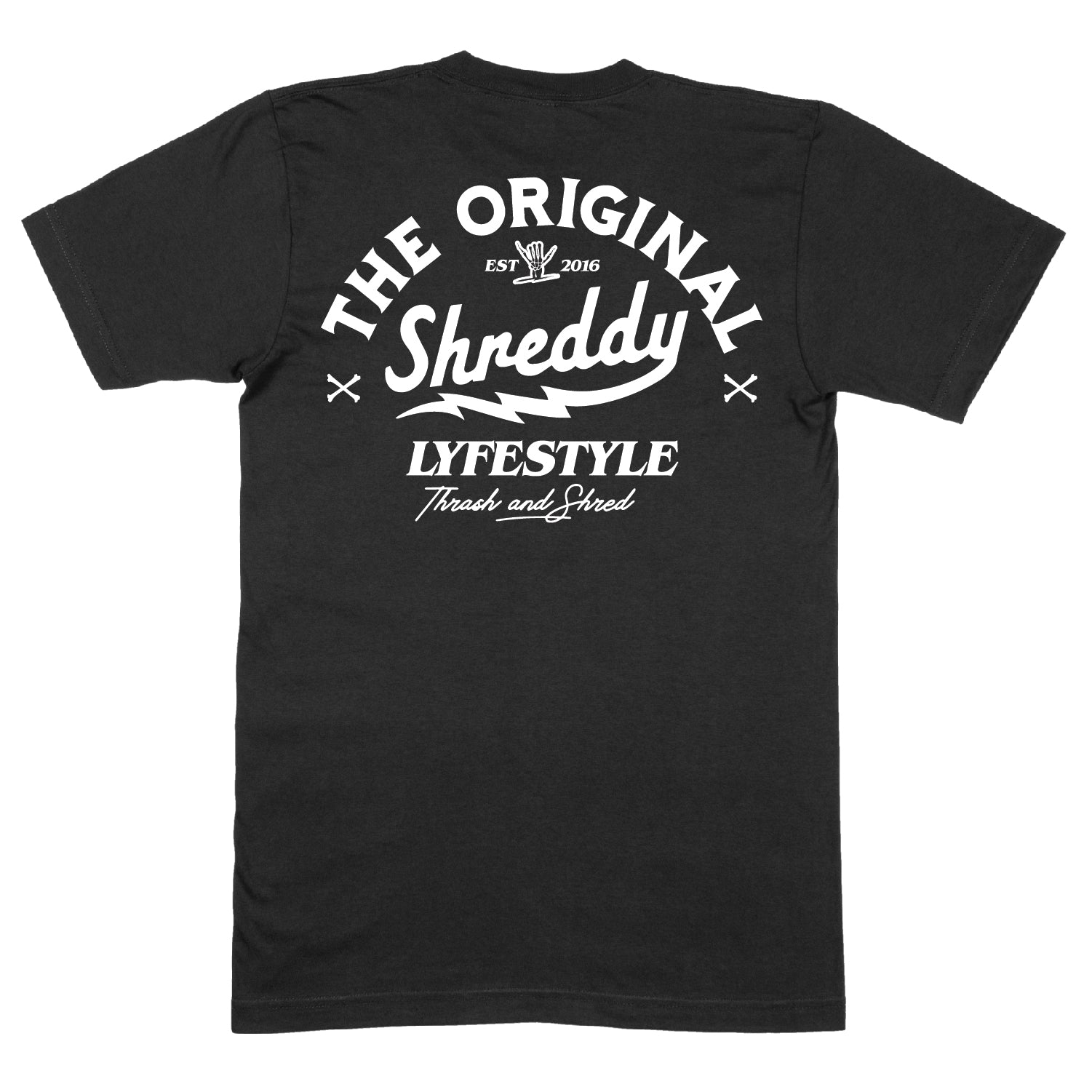 Patch Shirt Black (Mens) - Shreddy