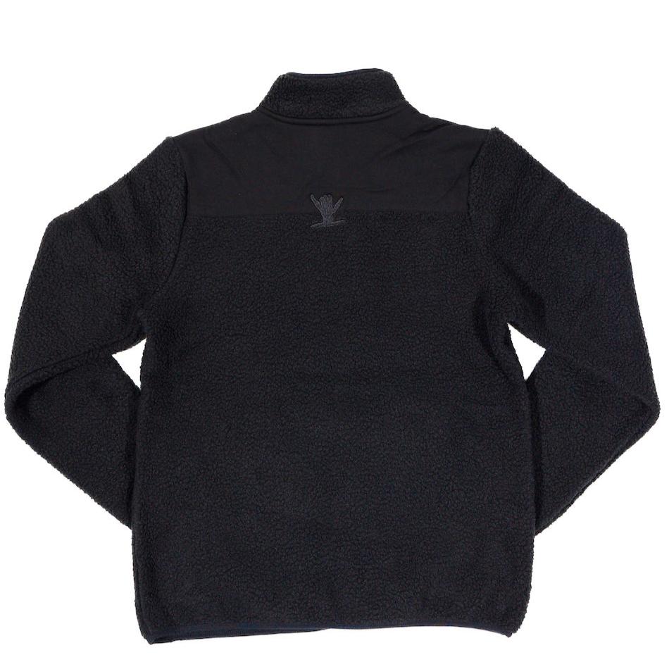 Sherpa Jacket Black/Black (Womens) - Shreddy