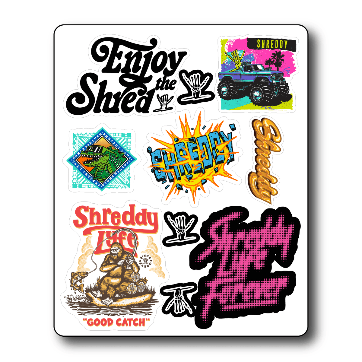 Shreddy Pack Gen 10: Sticker Collection Essentials