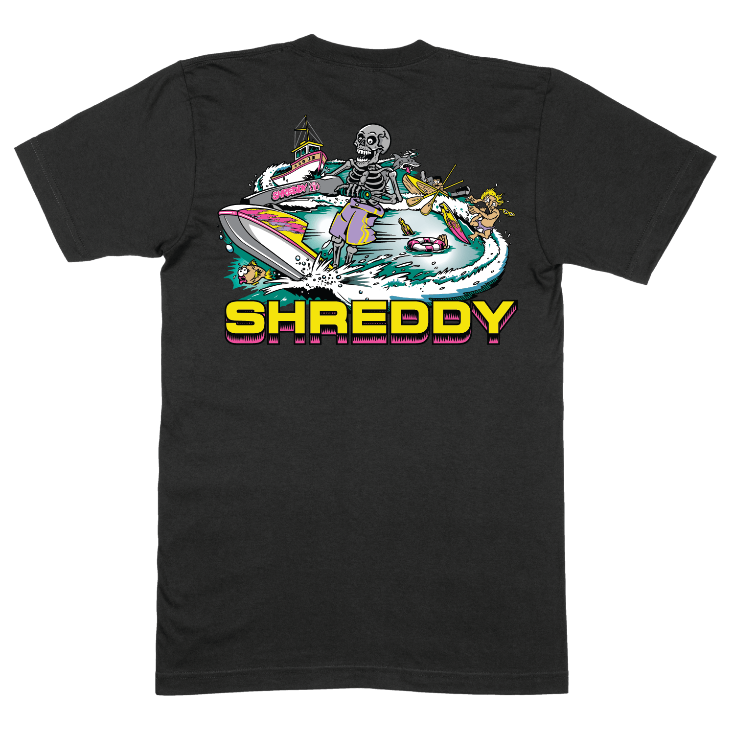 Ski Shirt Black (Mens) - Shreddy