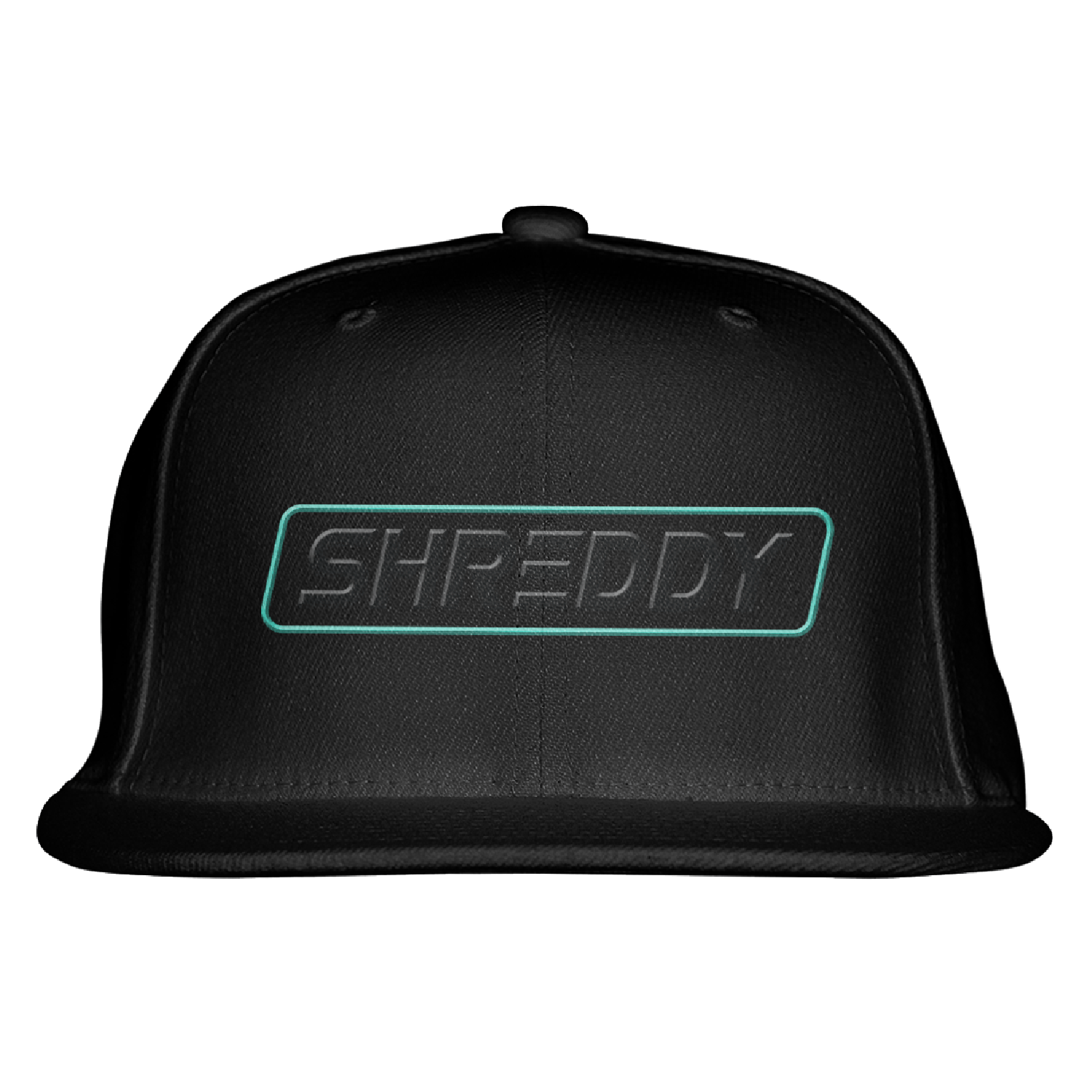 Stealth Blackout Hydro Perf Snapback - Shreddy
