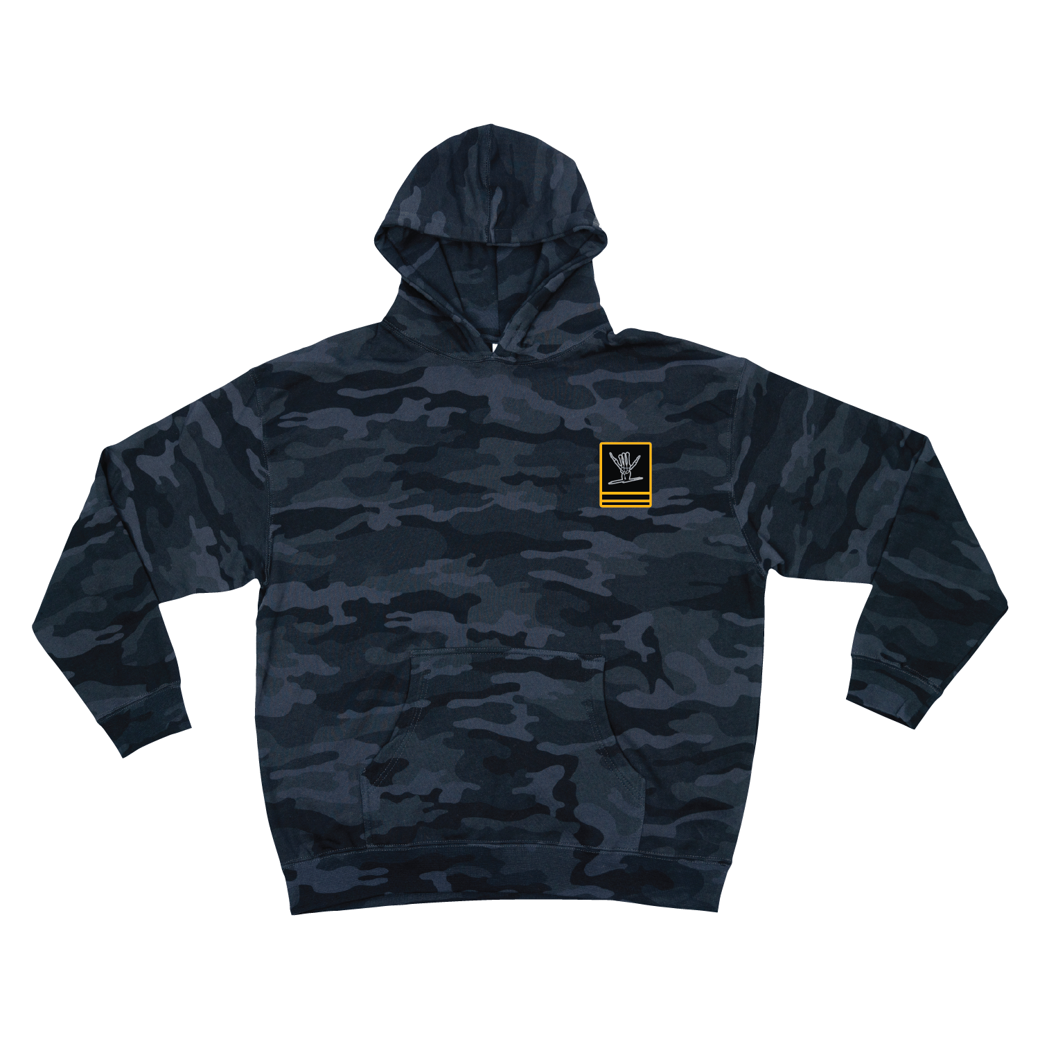 Cordless Thrash Hoodie Black Camo (Mens) - Shreddy