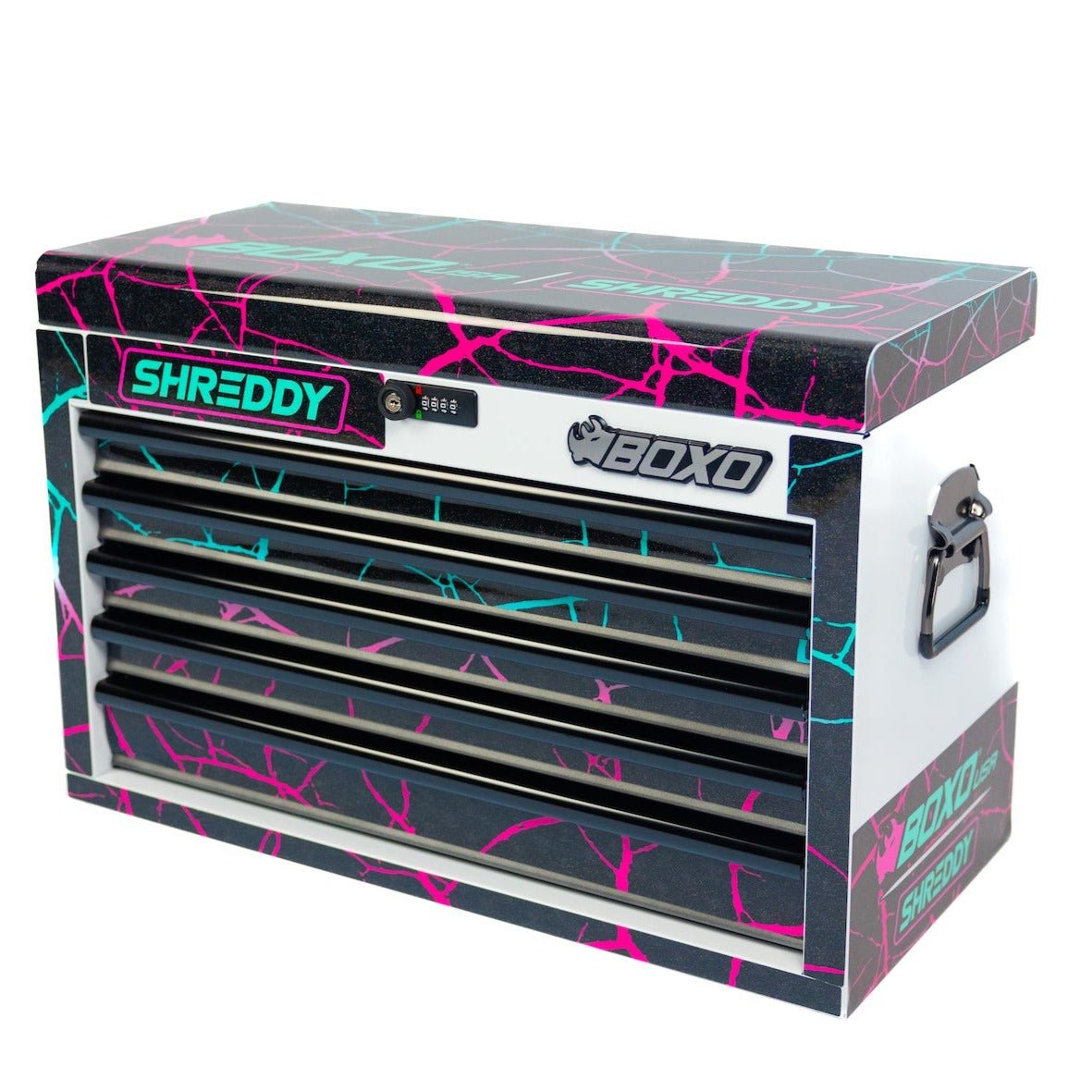 CRACKED ShreddyBox 26" 5-Drawer BOX ONLY - Shreddy
