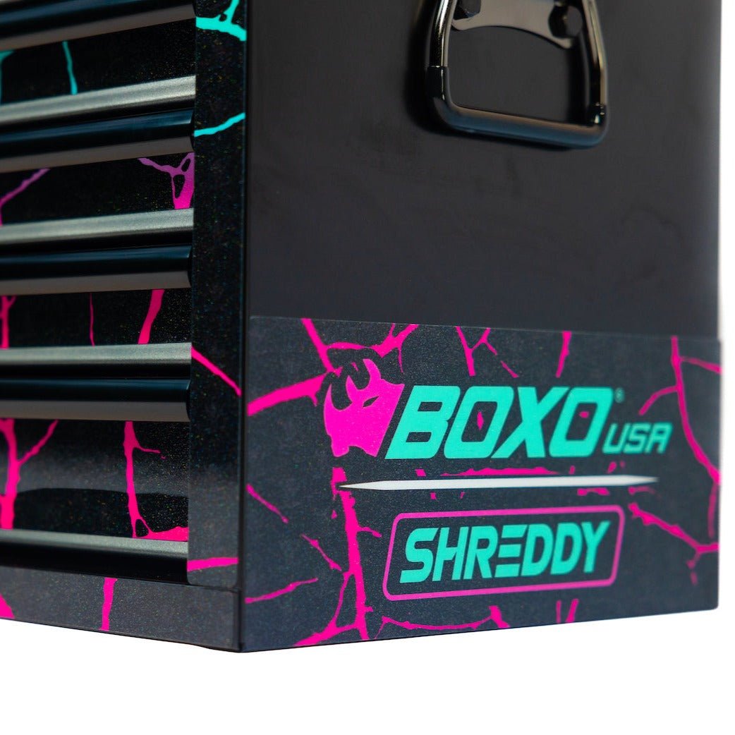 CRACKED ShreddyBox 26" 5-Drawer BOX ONLY - Shreddy