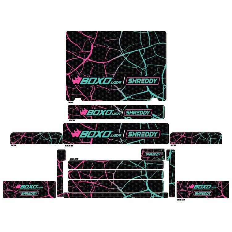 CRACKED ShreddyBox Wrap Kit ONLY - Shreddy