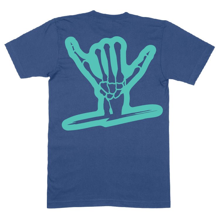 Icon Shaka Shirt w Teal Ink (Youth) - Shreddy