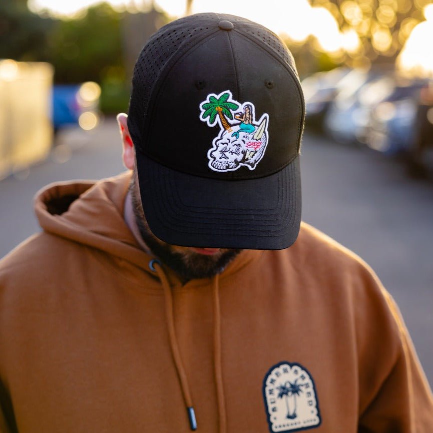 Mermaid Hydro Snapback (Black) - Shreddy