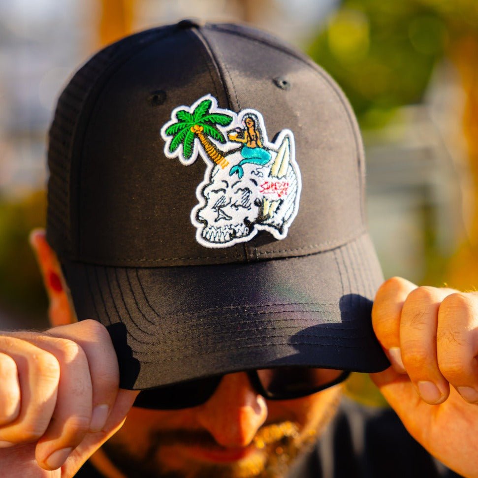 Mermaid Hydro Snapback (Black) - Shreddy