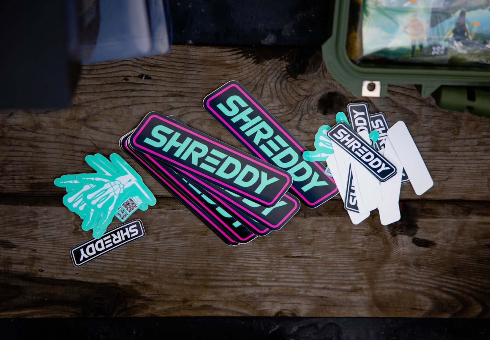 Mini Box Logo 7" Sticker - Shreddy