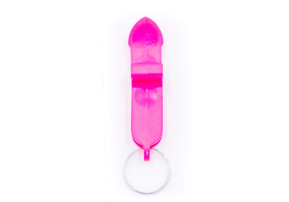 Drinking 49814 Drinking Shotgun Bottle Opener Pink Keychain