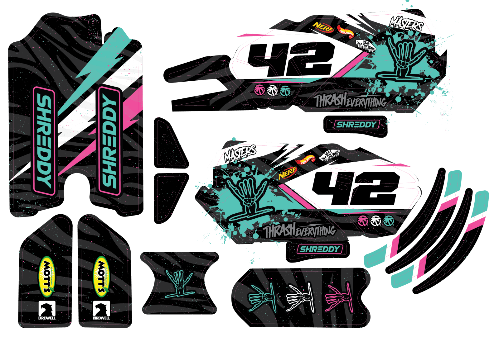 SHREDDY CUSTOM STACYC KIT GEN1 - Shreddy