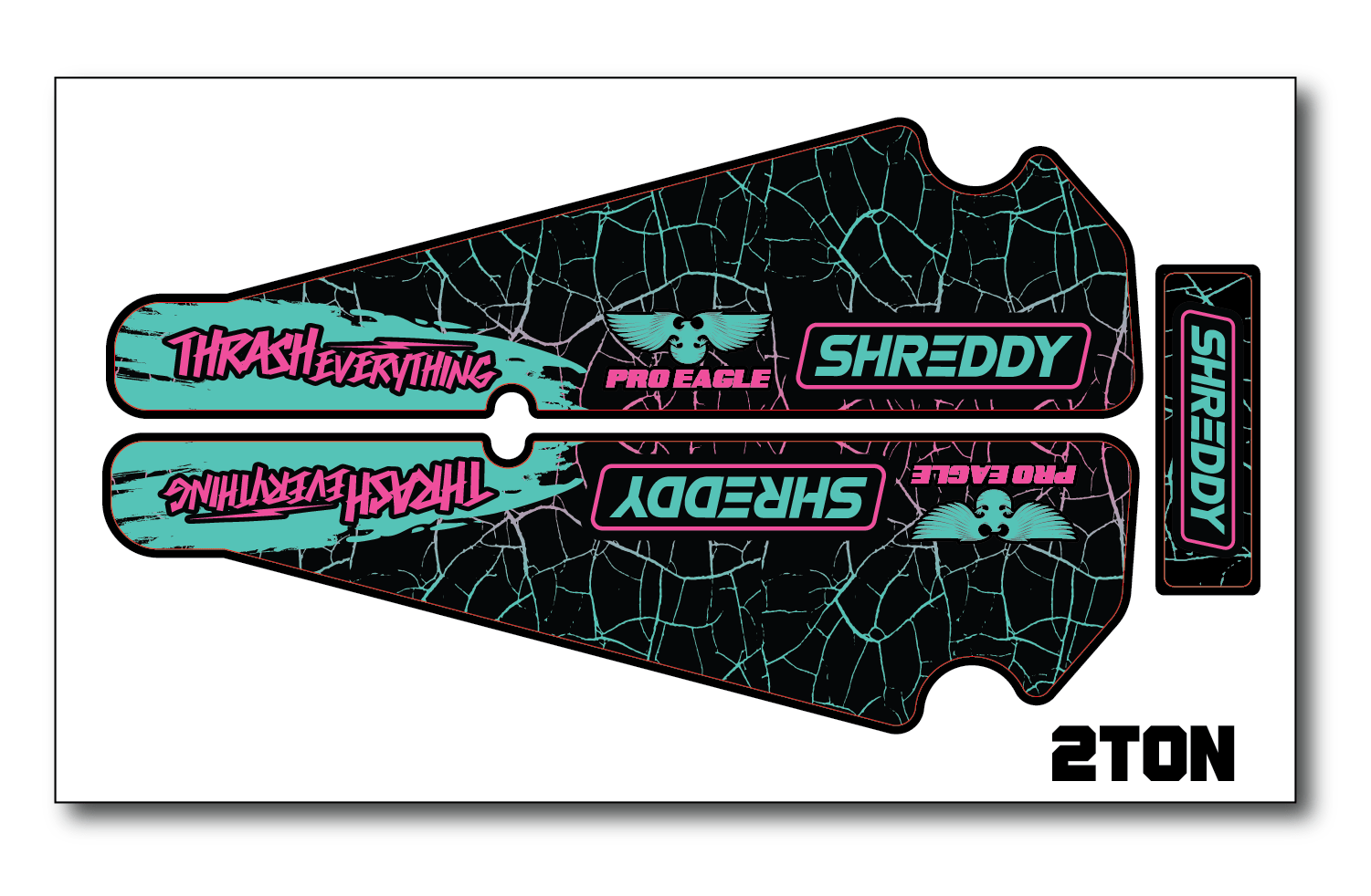 Shreddy Wrap Kit for Pro Eagle 2 Ton Big Wheel Off Road Jack "Beast" - Shreddy